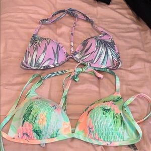 victoria secret pink swim tops
